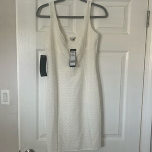 NWT white bebe dress